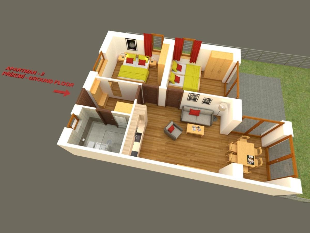 Apartman Vanessa II Černá v Pošumaví المظهر الخارجي الصورة